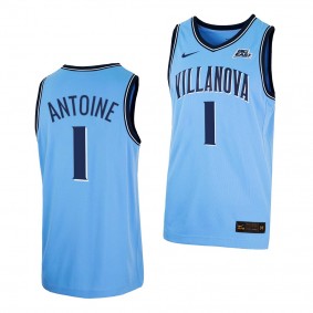 Villanova Wildcats Bryan Antoine Blue 2021-22 College Basketball Alternate Jersey