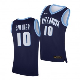 Villanova Wildcats Cole Swider Navy 2020-21 Replica College Basketball Jersey