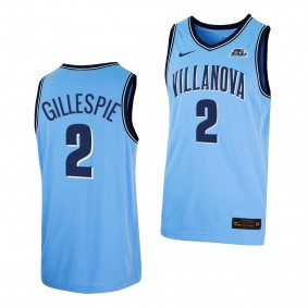 Villanova Wildcats Collin Gillespie Blue 2021-22 College Basketball Alternate Jersey