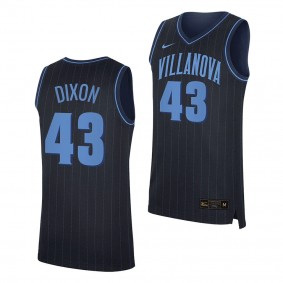 Eric Dixon #43 Villanova Wildcats Replica Basketball Jersey 2023-24 Navy