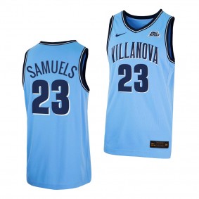 Villanova Wildcats Jermaine Samuels Blue 2021-22 College Basketball Alternate Jersey