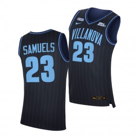 Villanova Wildcats Jermaine Samuels Navy 2020-21 College Basketball Big East Jersey