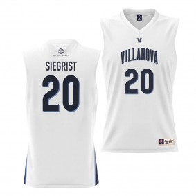 Villanova Wildcats Madison Siegrist White #20 Women's Basketball Jersey Alumni Unisex