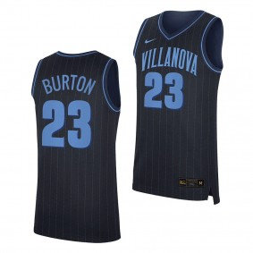 Tyler Burton #23 Villanova Wildcats Replica Basketball Jersey 2023-24 Navy