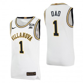Villanova Wildcats Greatest Dad White Jersey 2022 Fathers Day Gift
