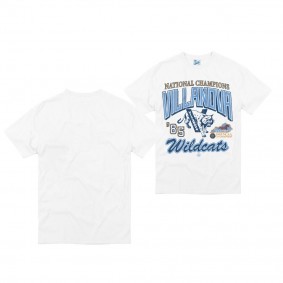Villanova Wildcats 1985 CHAMPS 47 Vintage Tubular T-Shirt White Unisex